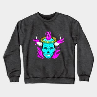 Demon King Illustration Crewneck Sweatshirt